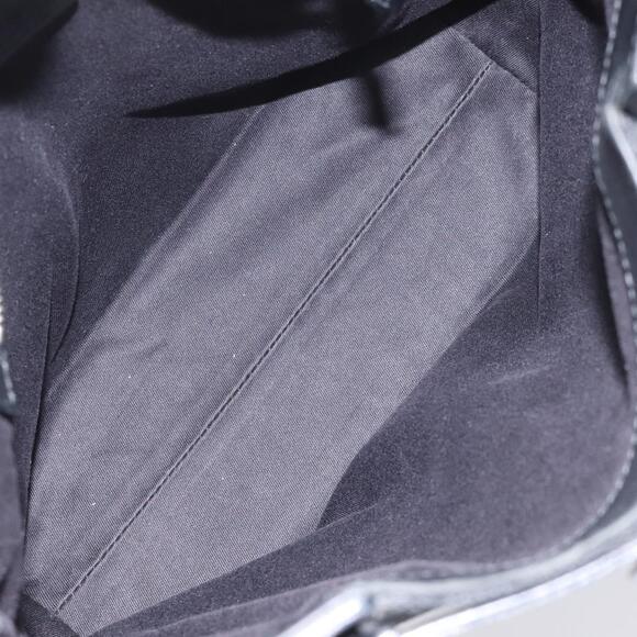 GUCCI GG Canvas Tote Bag Black Silver - Picture 16 of 16